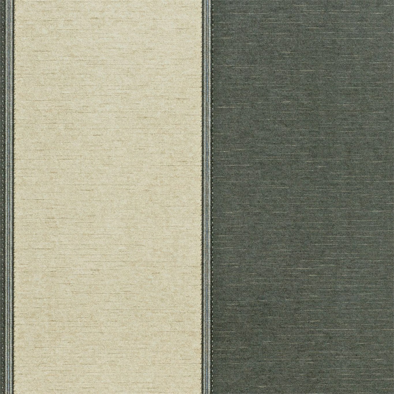 Braided Stripe Ebony/Pewter Wallpaper by SAN