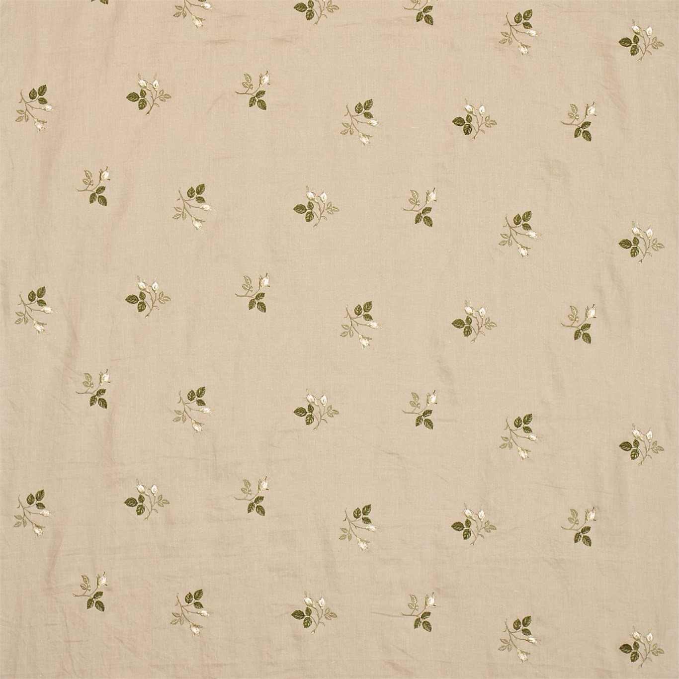 Karena Linen/Ivory Fabric by SAN