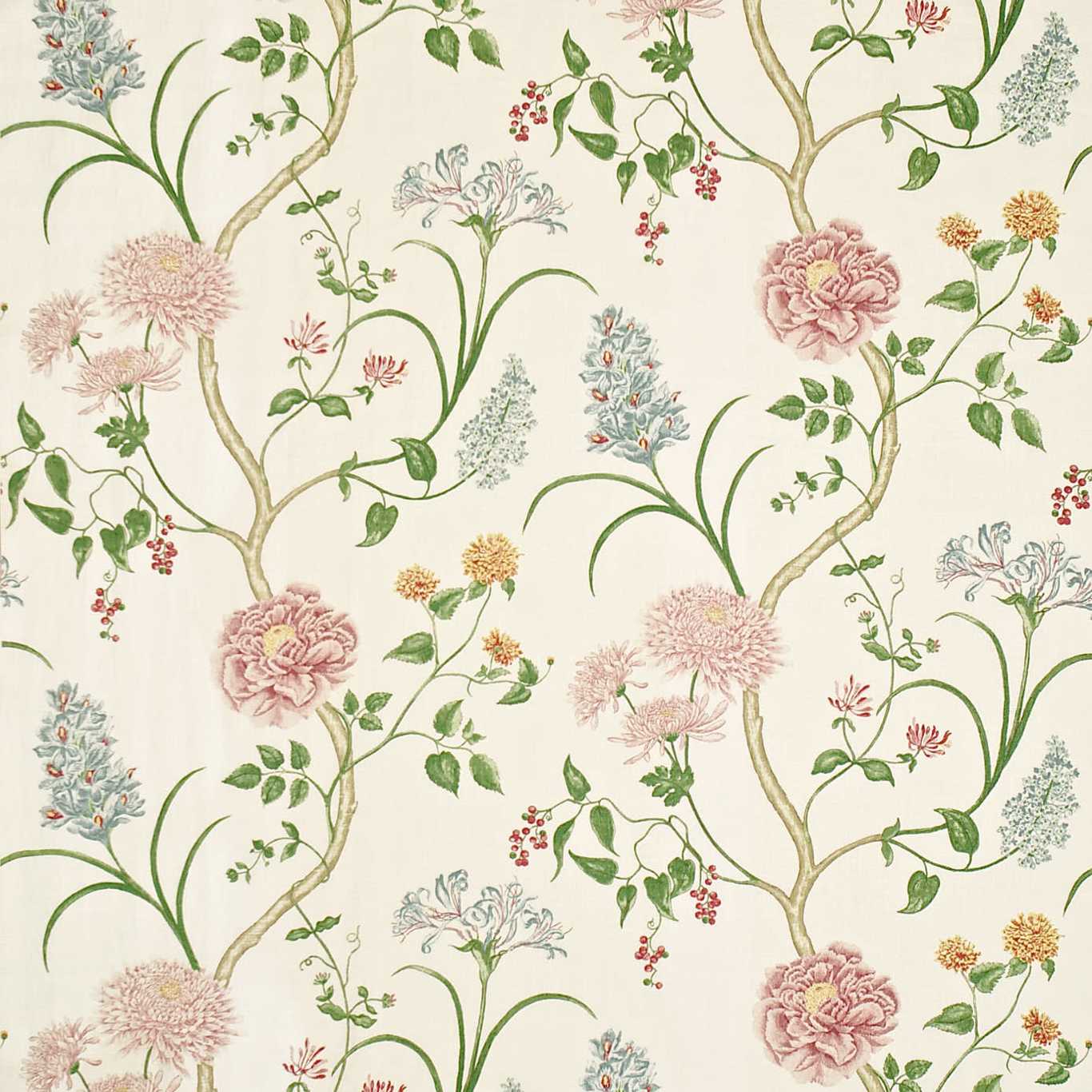 Summer Tree Lilac Fabric by SAN