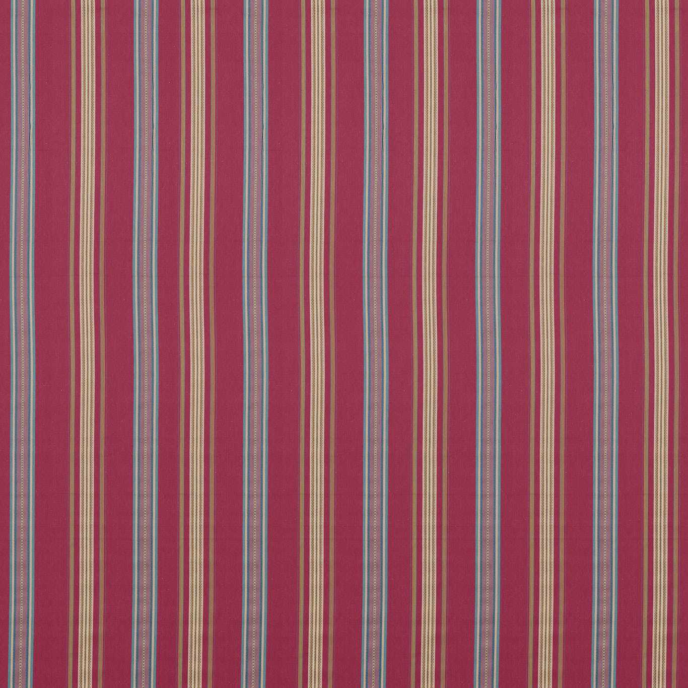 Valley Stripe Mulberry/Blue Fabric by SAN