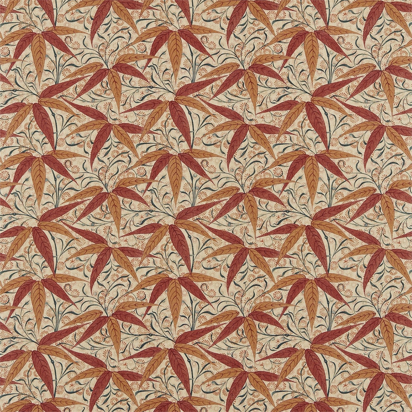 Bamboo Russet/Siena Fabric by MOR