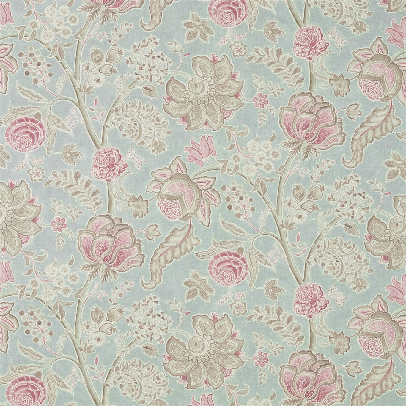 Shalimar Porcelain/Orchid Fabric by SAN