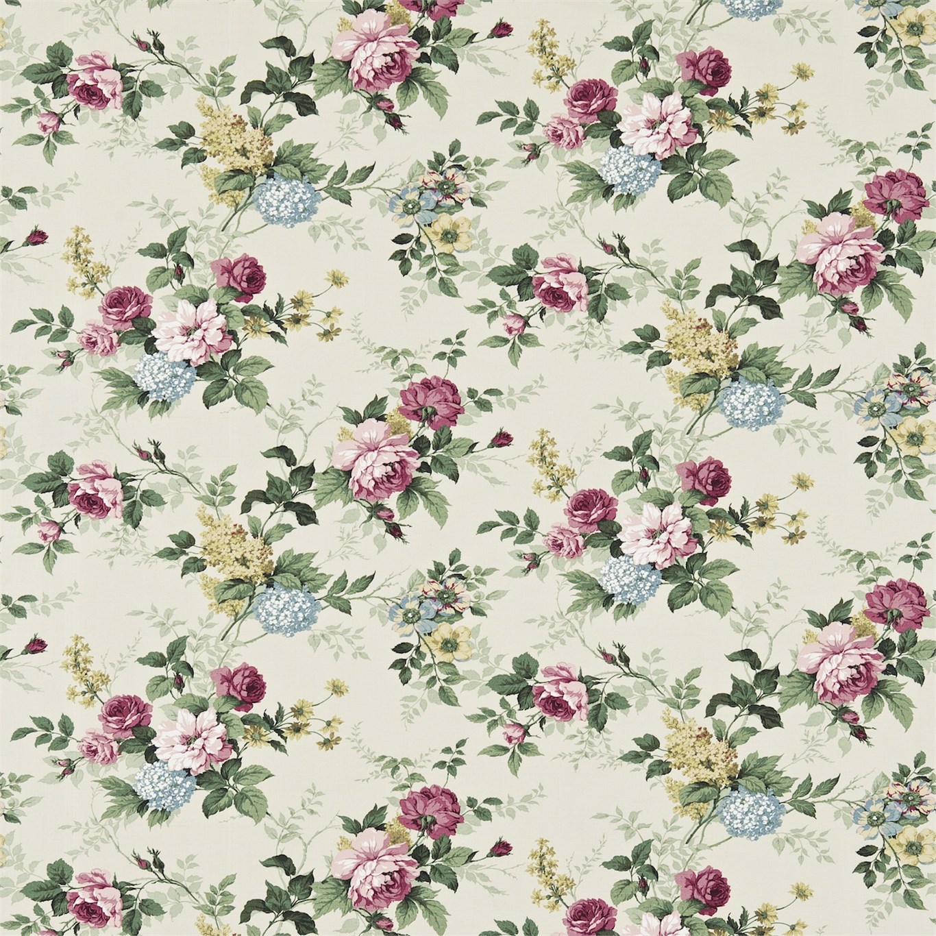 Rosamund Green/Pink Fabric by SAN