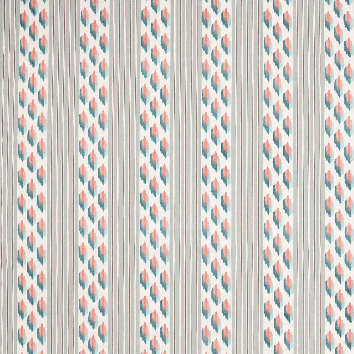 Musafir Mineral/Coral Fabric by SAN