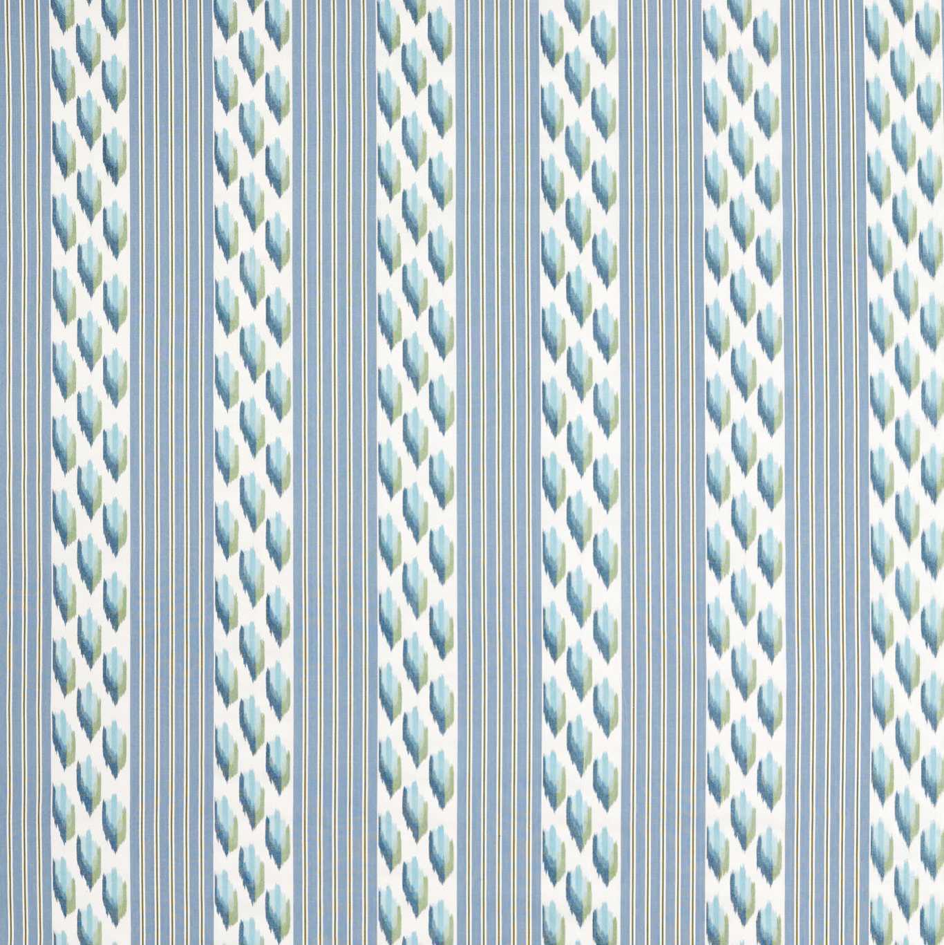 Musafir Persian Blue/Cardomom Fabric by SAN