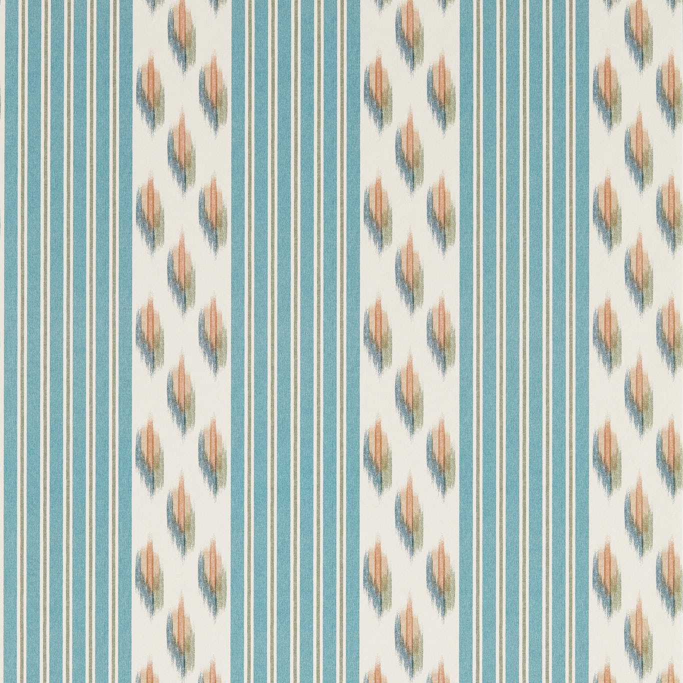 Musafir Udaipur Blue/Cinnamon Wallpaper by SAN