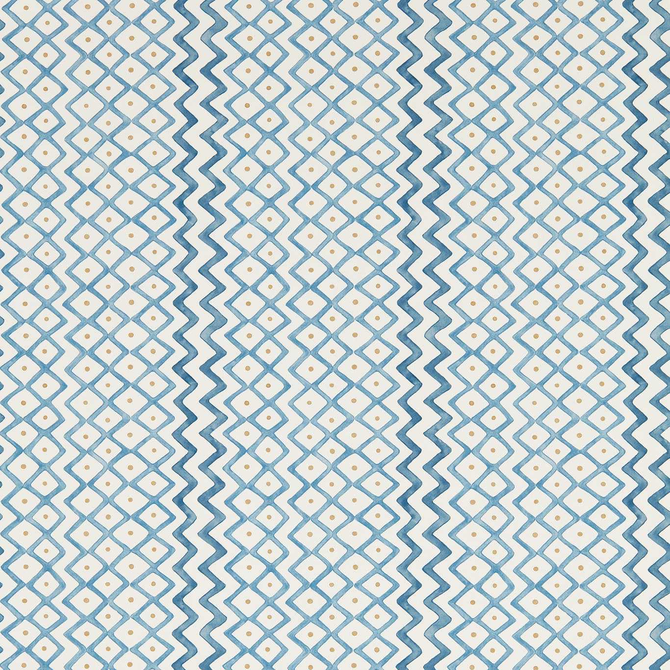 Khes Indigo/Woad Wallpaper by SAN