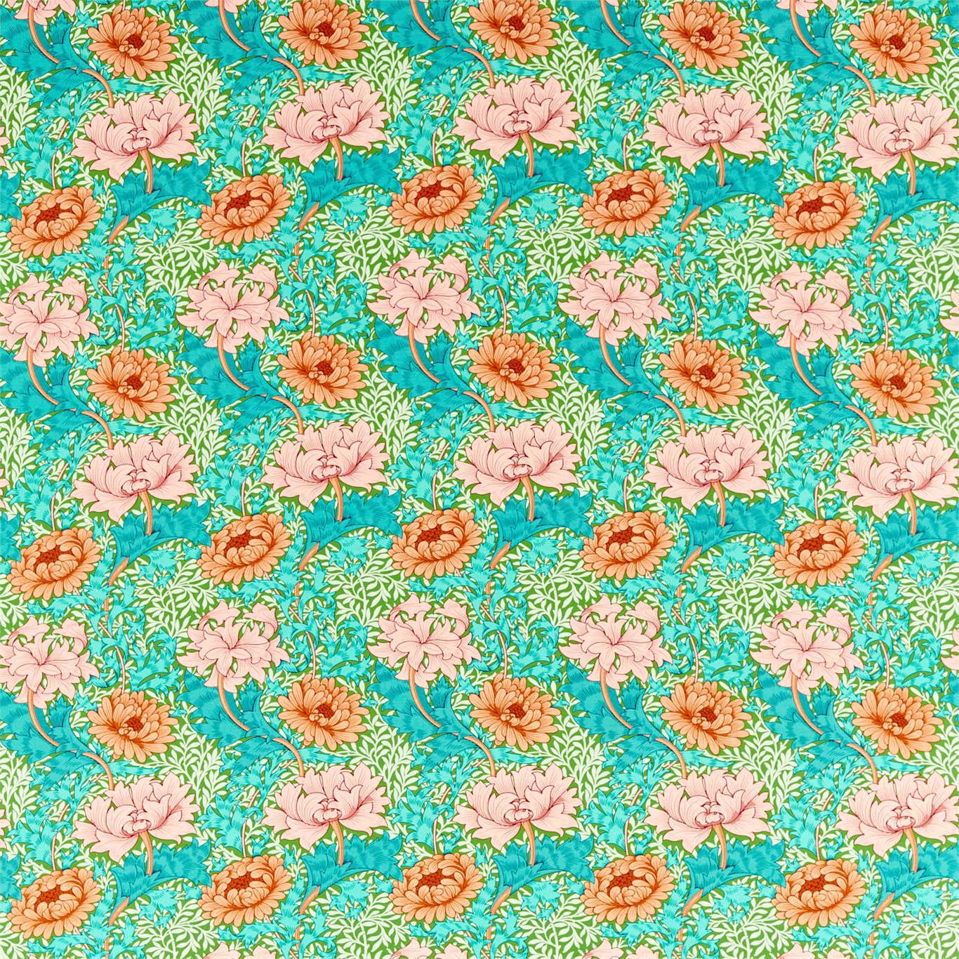 Chrysanthemum Summer Fabric by MOR