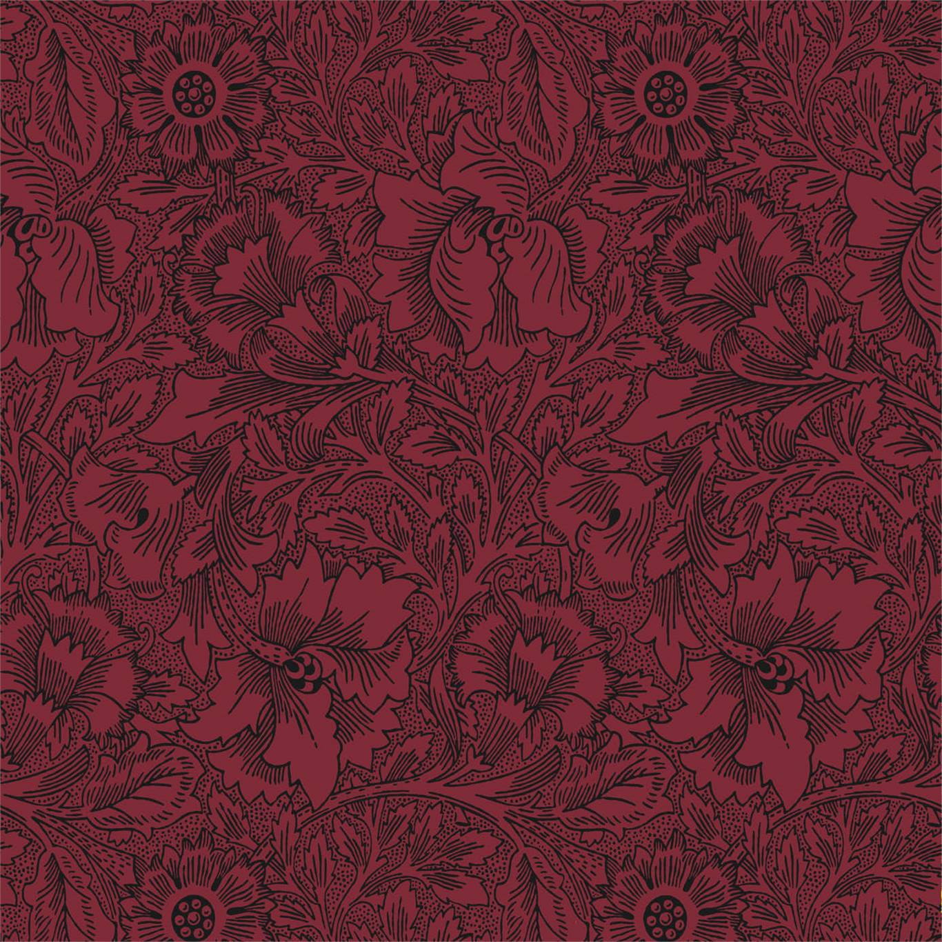 Poppy Claret Wallpaper by MOR