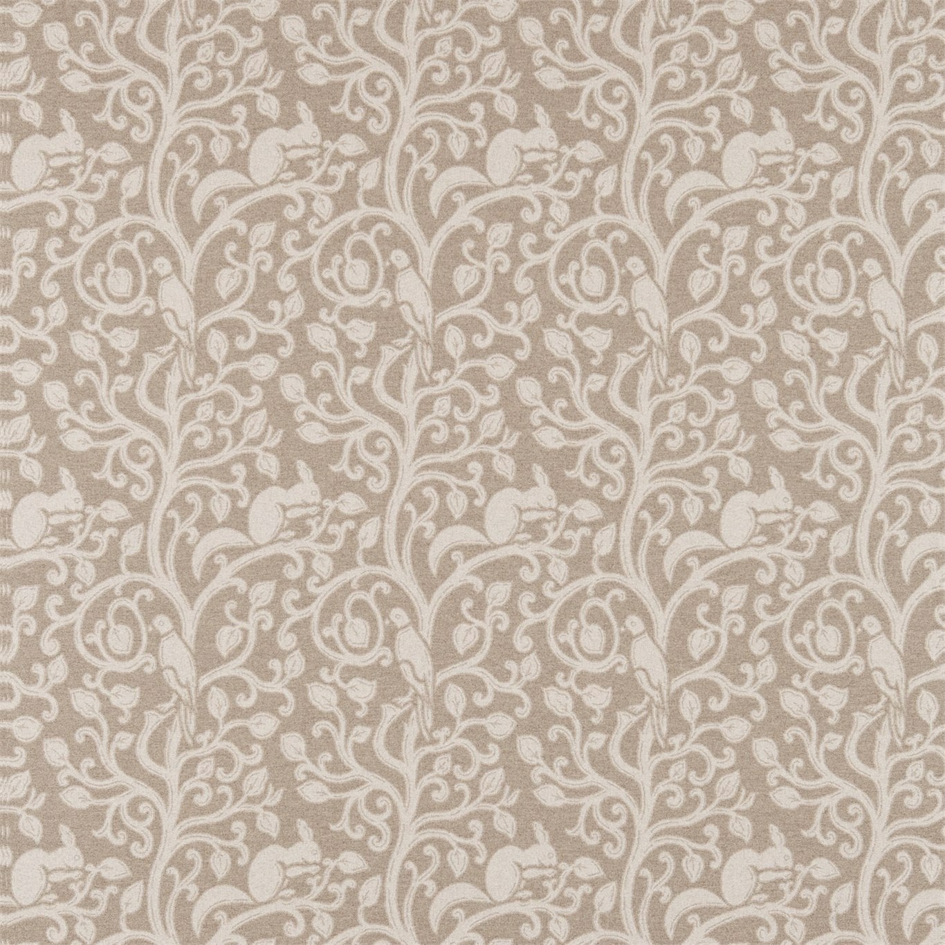 Squirrel & Dove Wool Linen Fabric by SAN