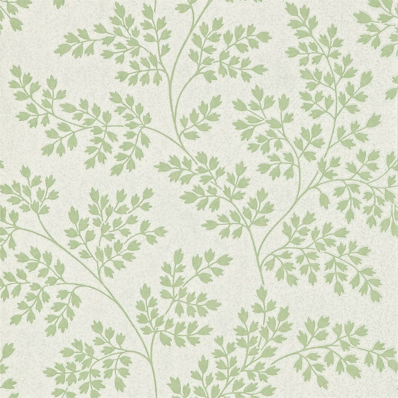 Coralie Leaf Green/Ivory Wallpaper by SAN