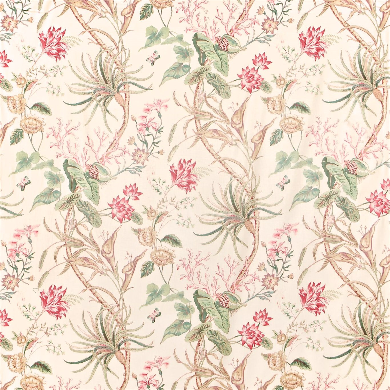 Mauritius Rose/Cream Fabric by SAN