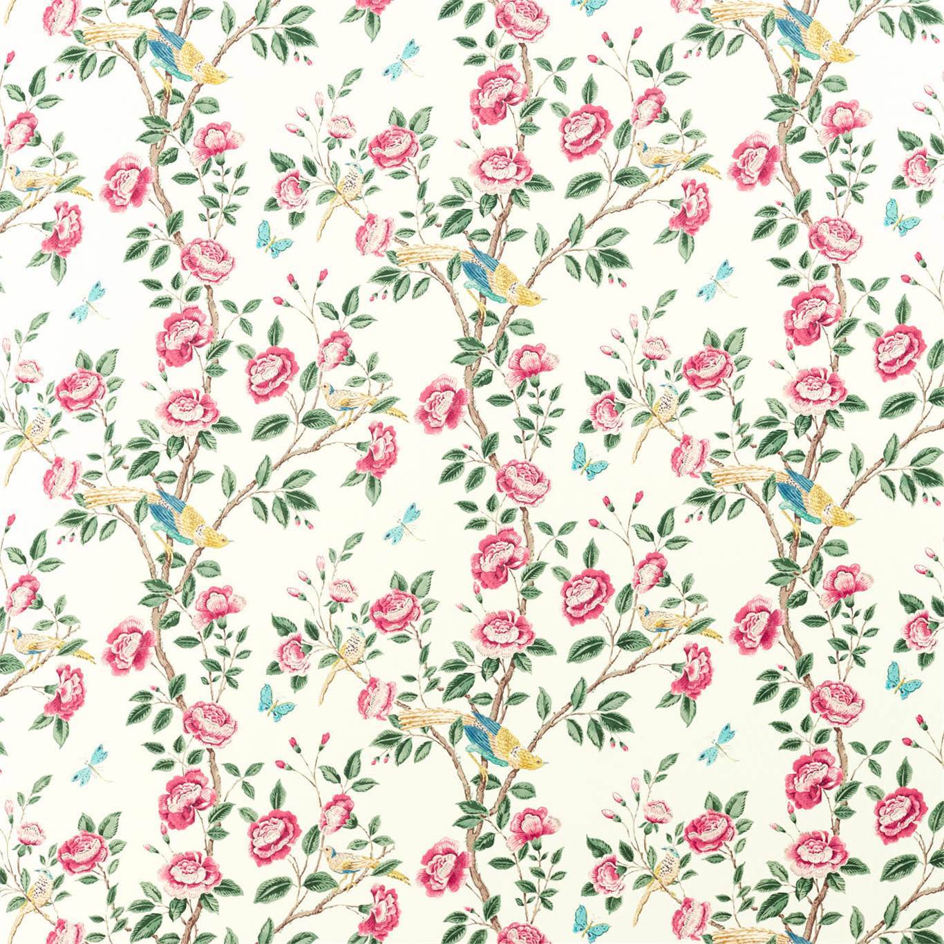 Andhara Rose/Cream Fabric by SAN