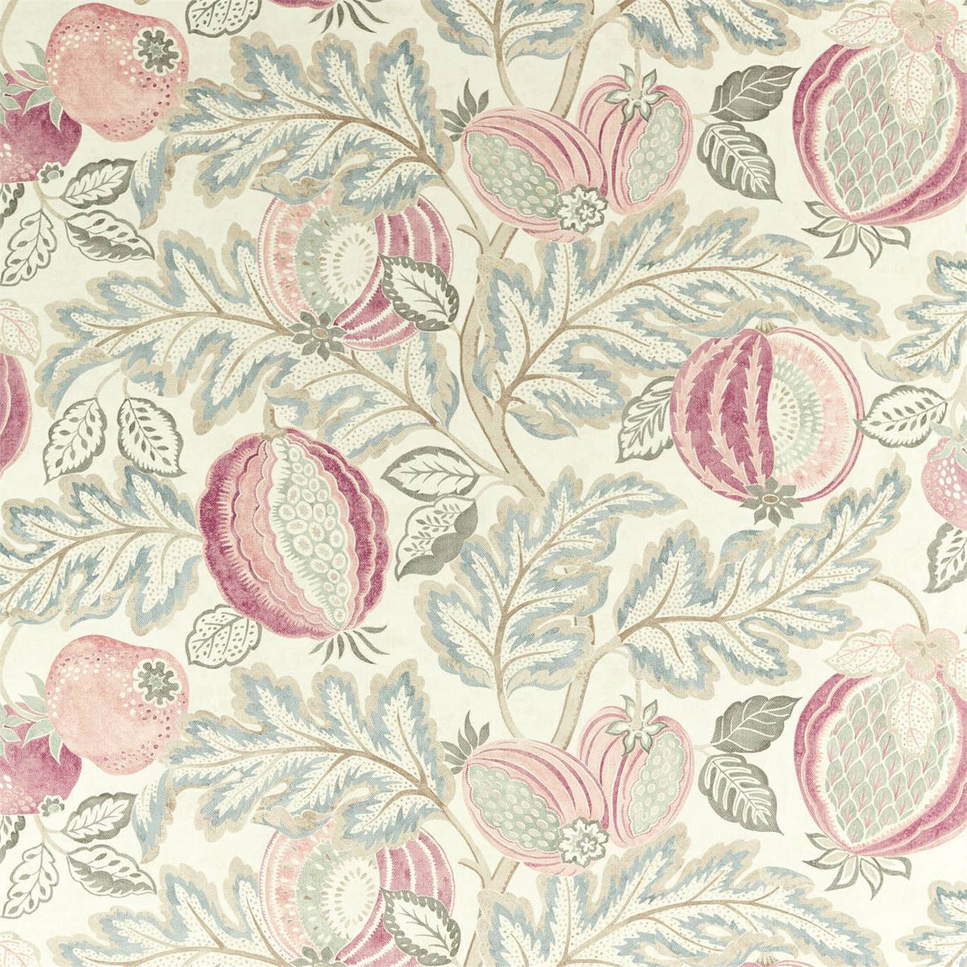 Cantaloupe Blush/Dove Fabric by SAN
