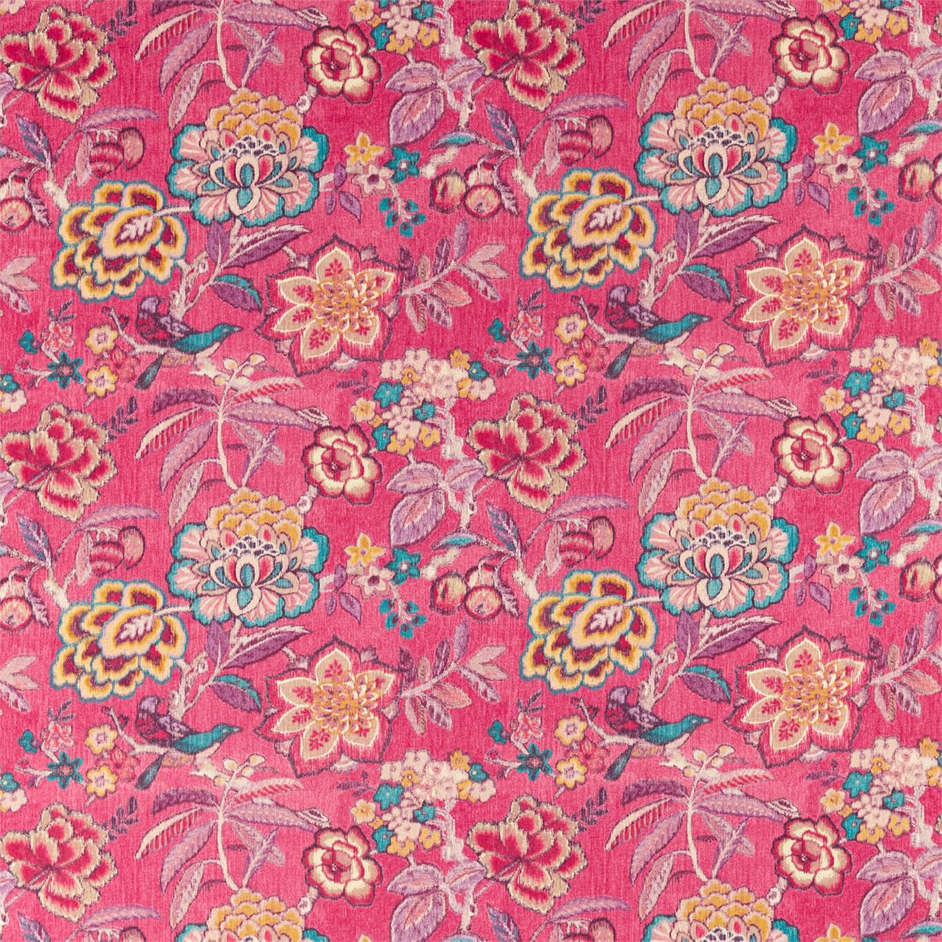 Indra Flower Hibiscus Fabric by SAN