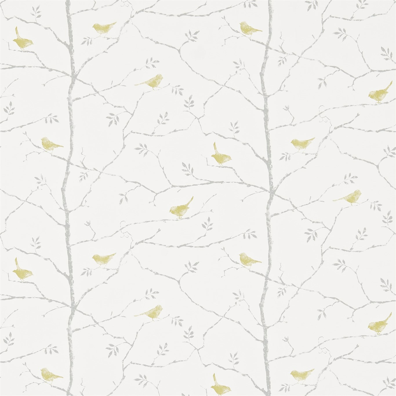 Dawn Chorus Linden/Slate Wallpaper by SAN