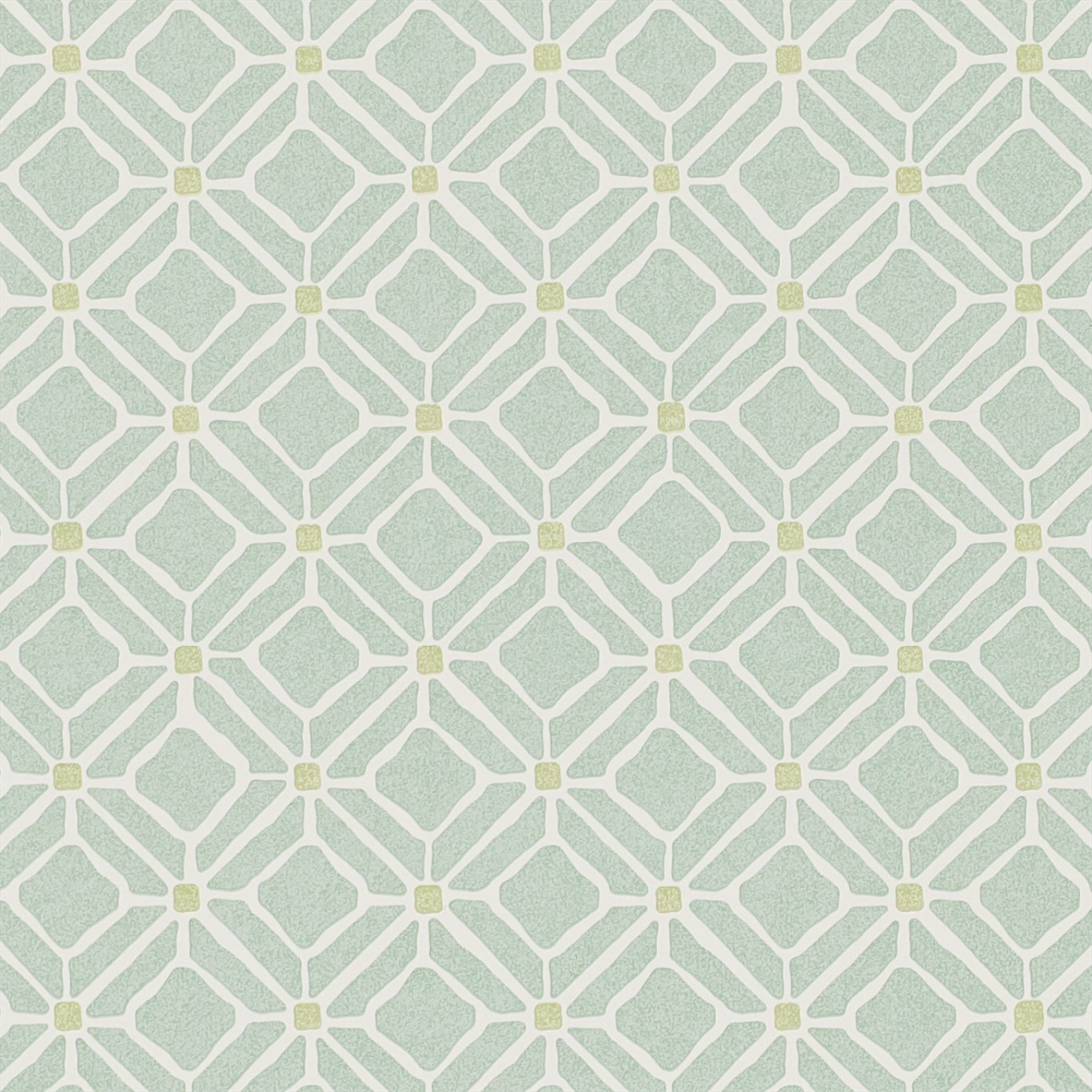 Fretwork Aqua/Lime Wallpaper by SAN