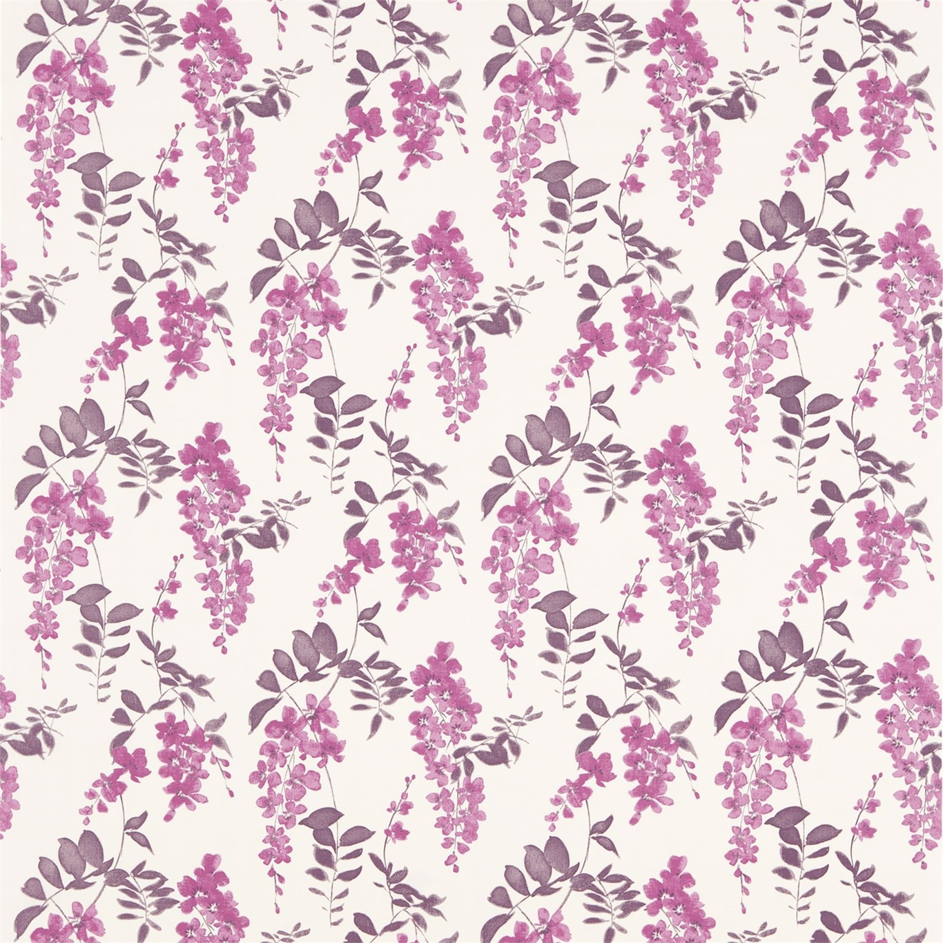 Wisteria Blossom Berry/Pum Fabric | Sanderson By Sanderson Design