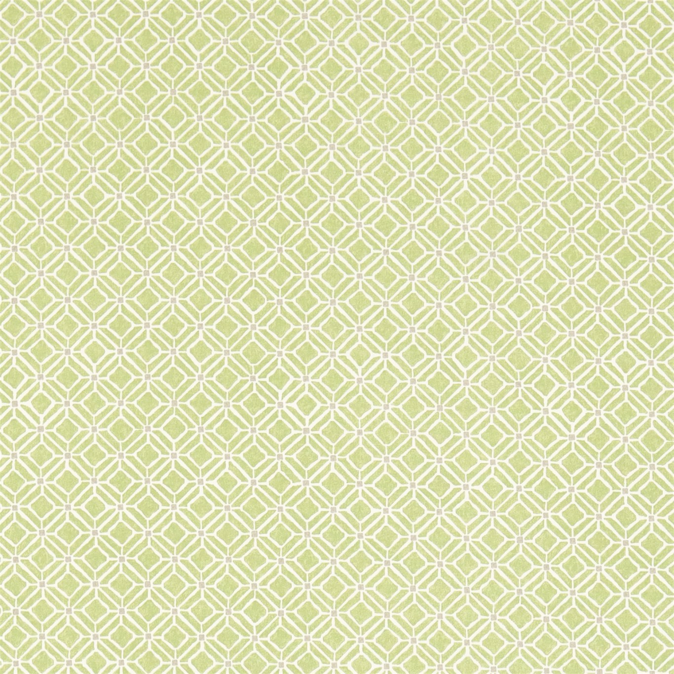 Fretwork Apple/Taupe Fabric by SAN