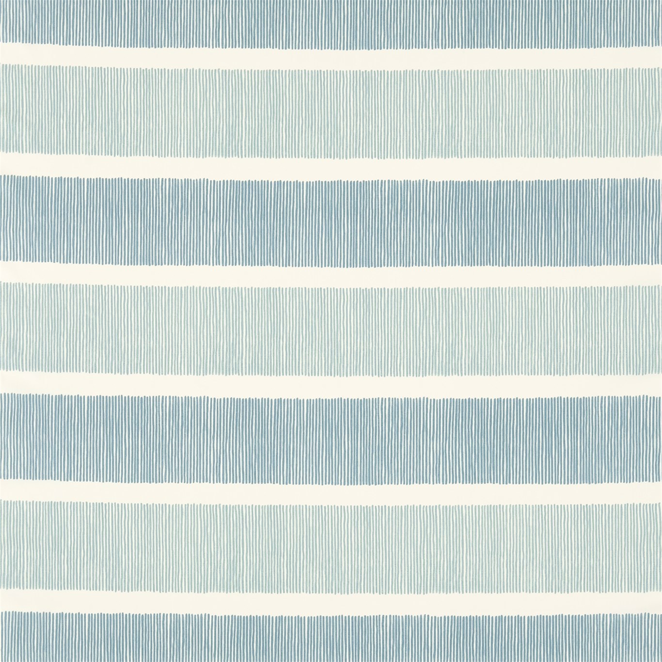 Tatami Stripe Aqua/Teal Fabric by SAN