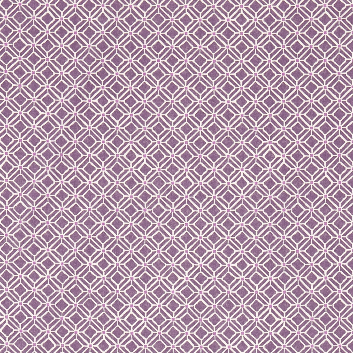 Fretwork Berry Plum Fabric by SAN