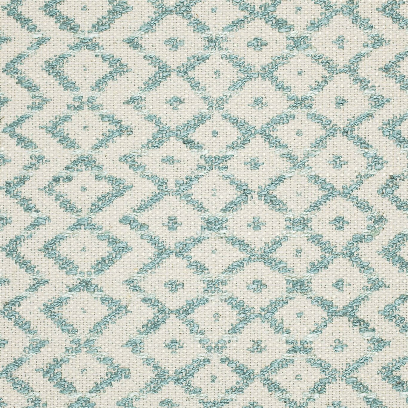 Cheslyn Teal/Cream Fabric by SAN