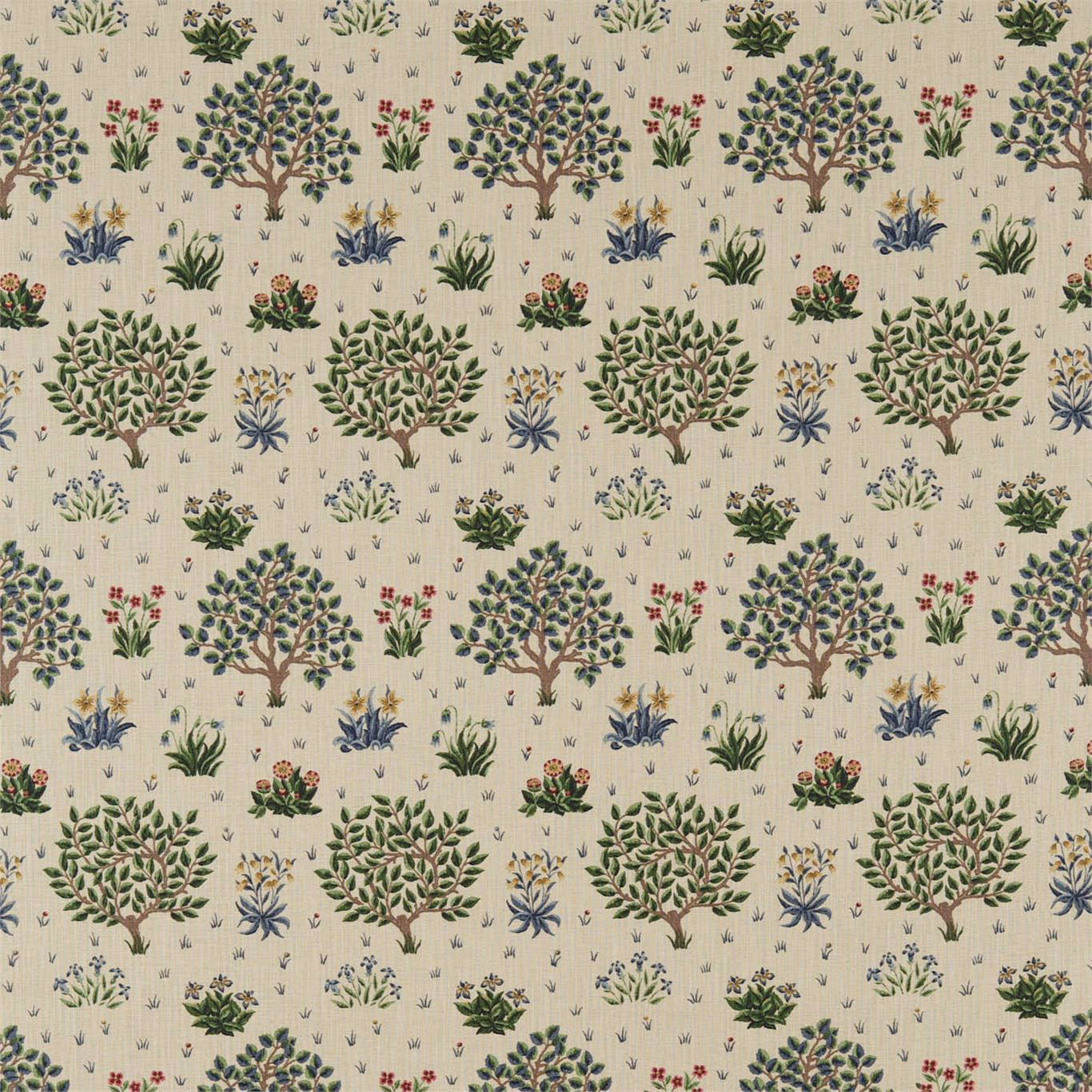 Orchard Forest/Indigo Fabric by MOR