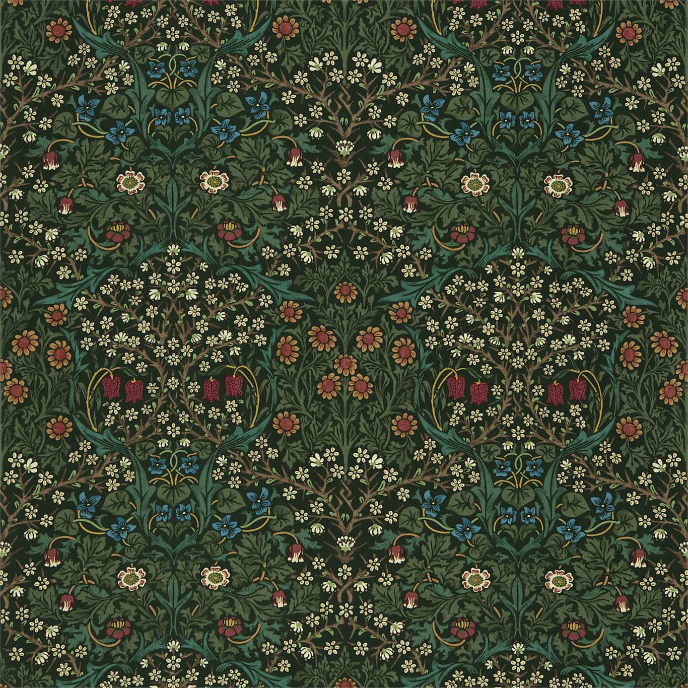 Blackthorn Green Fabric by MOR