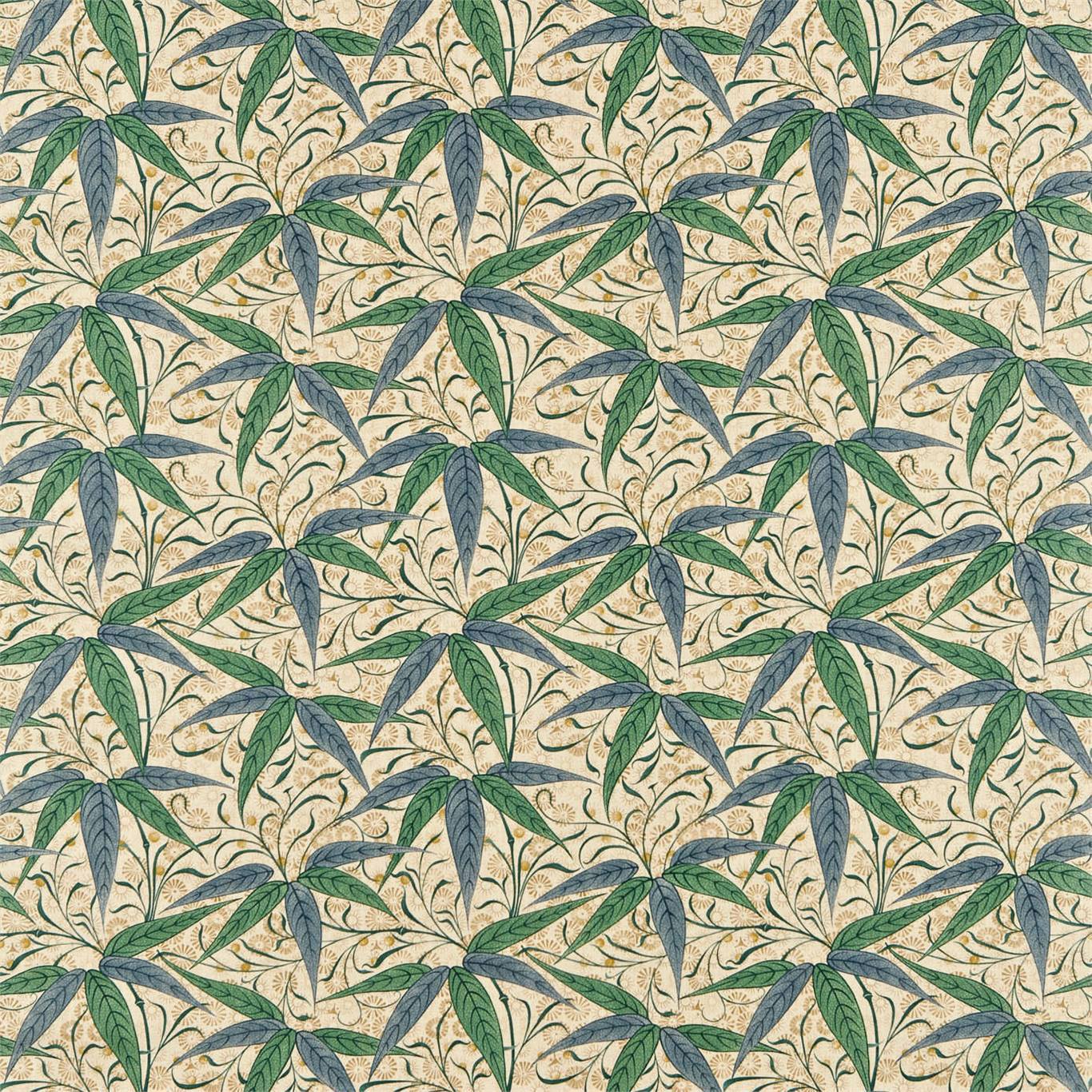 Bamboo Thyme/Artichoke Fabric by MOR