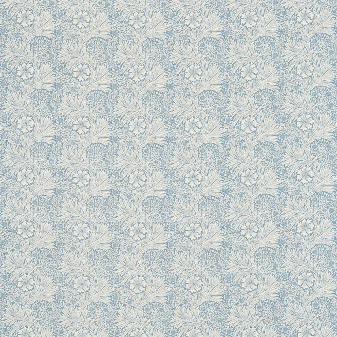 Marigold China Blue/Ivory Fabric by MOR