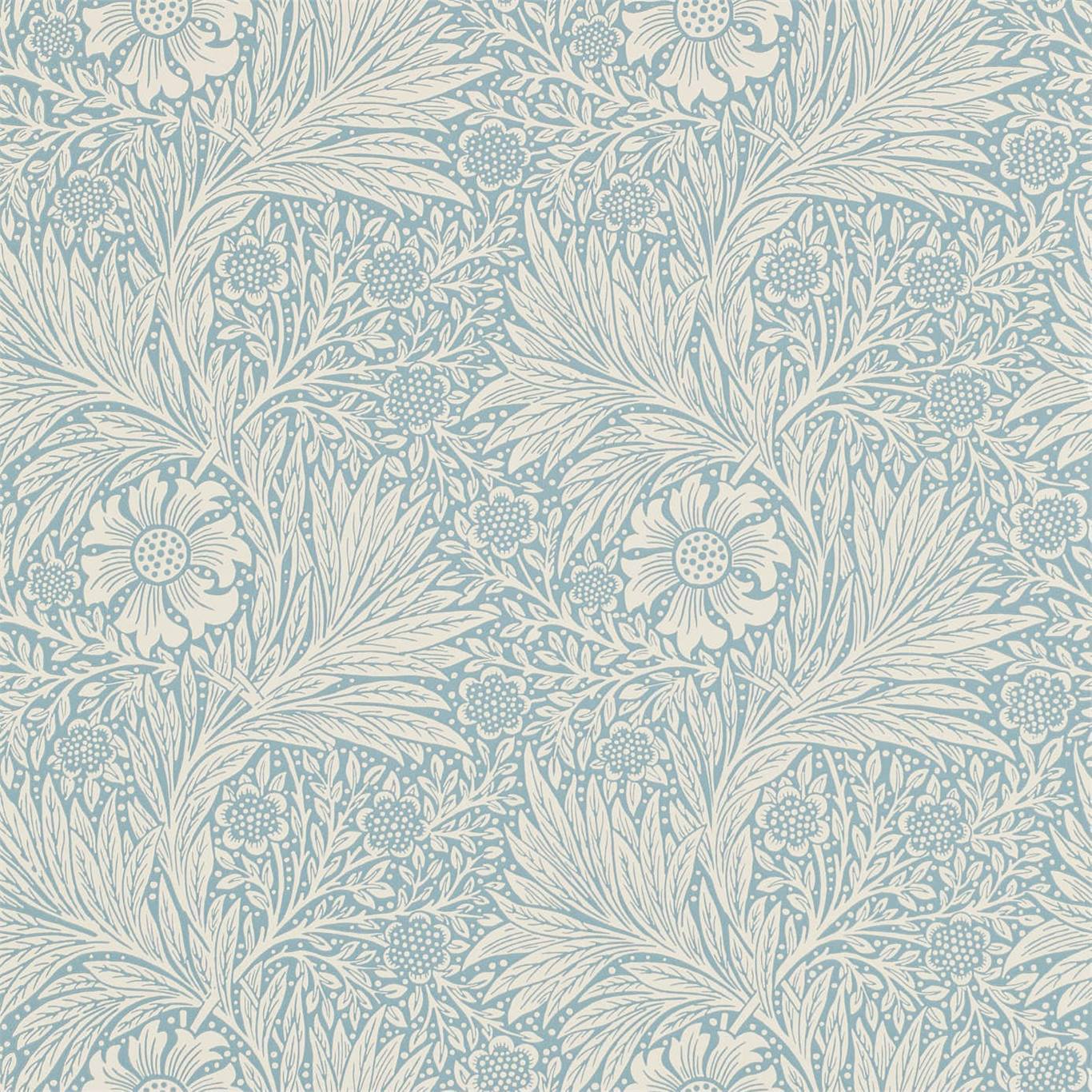 Marigold Wedgwood Wallpaper by MOR