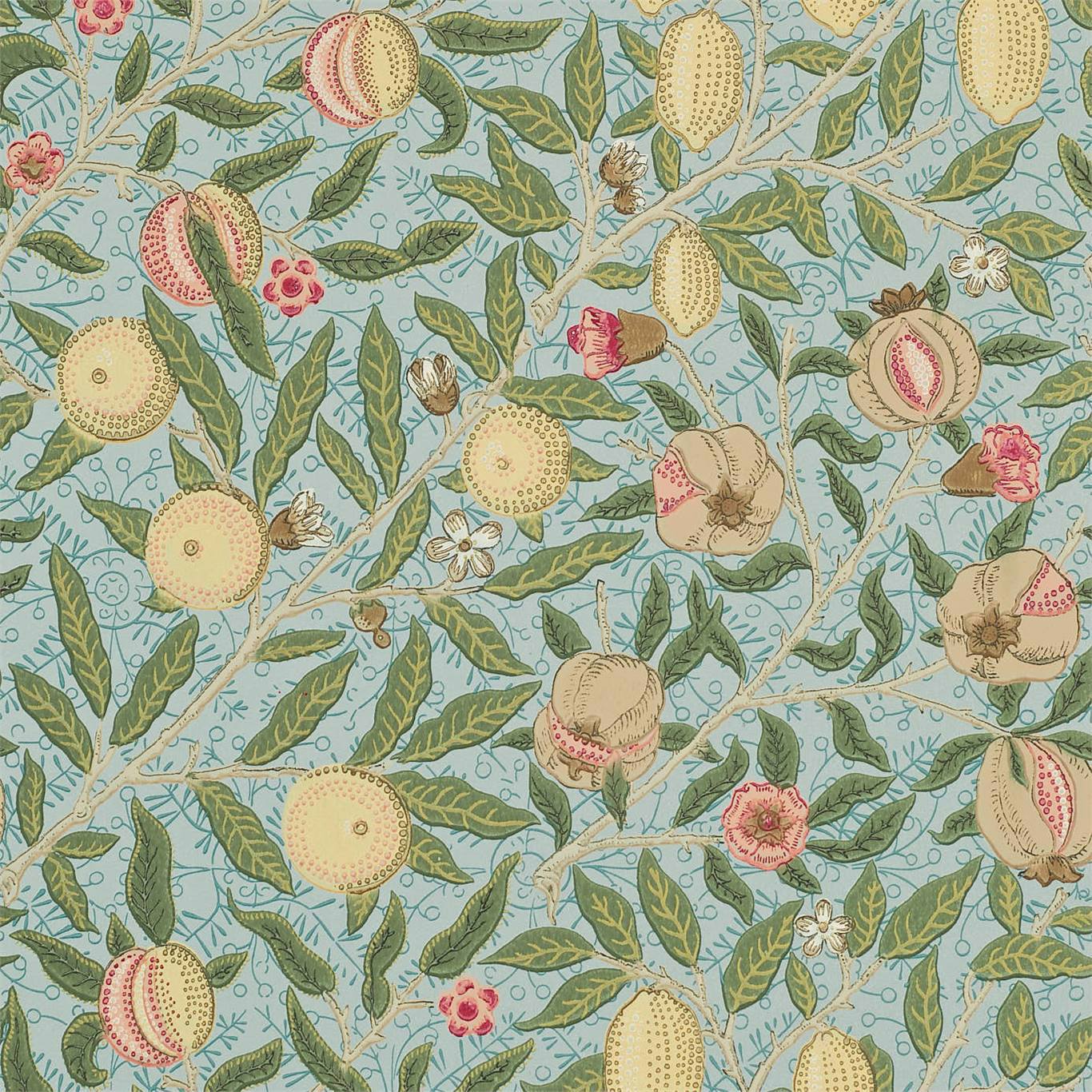 Fruit Slate/Thyme Wallpaper by MOR