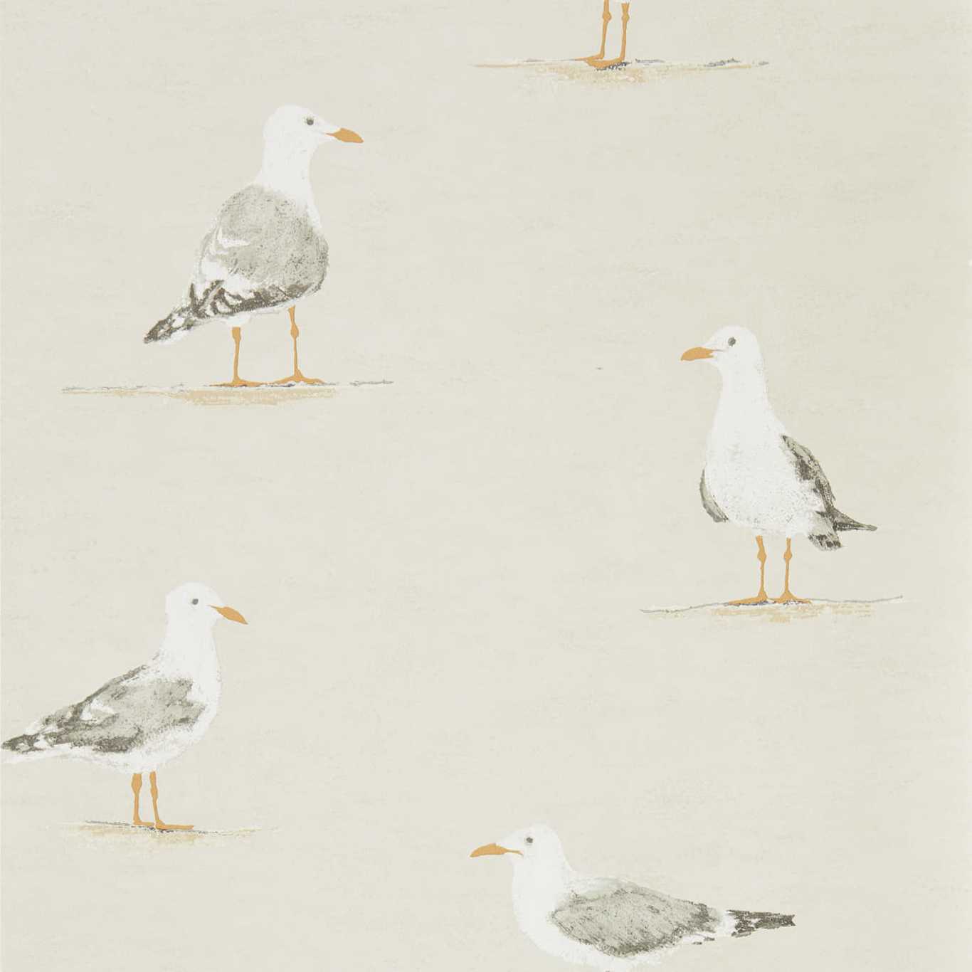 Shore Birds Driftwood Wallpaper by SAN