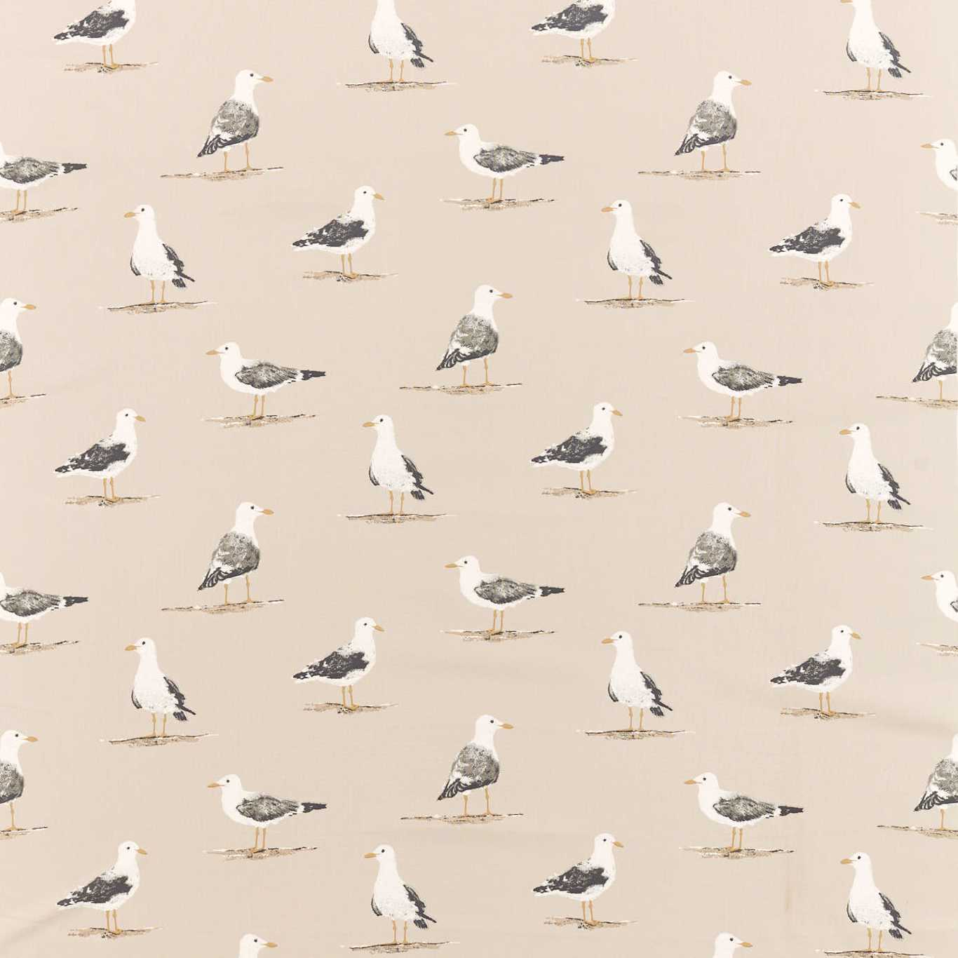 Shore Birds Driftwood Fabric by SAN