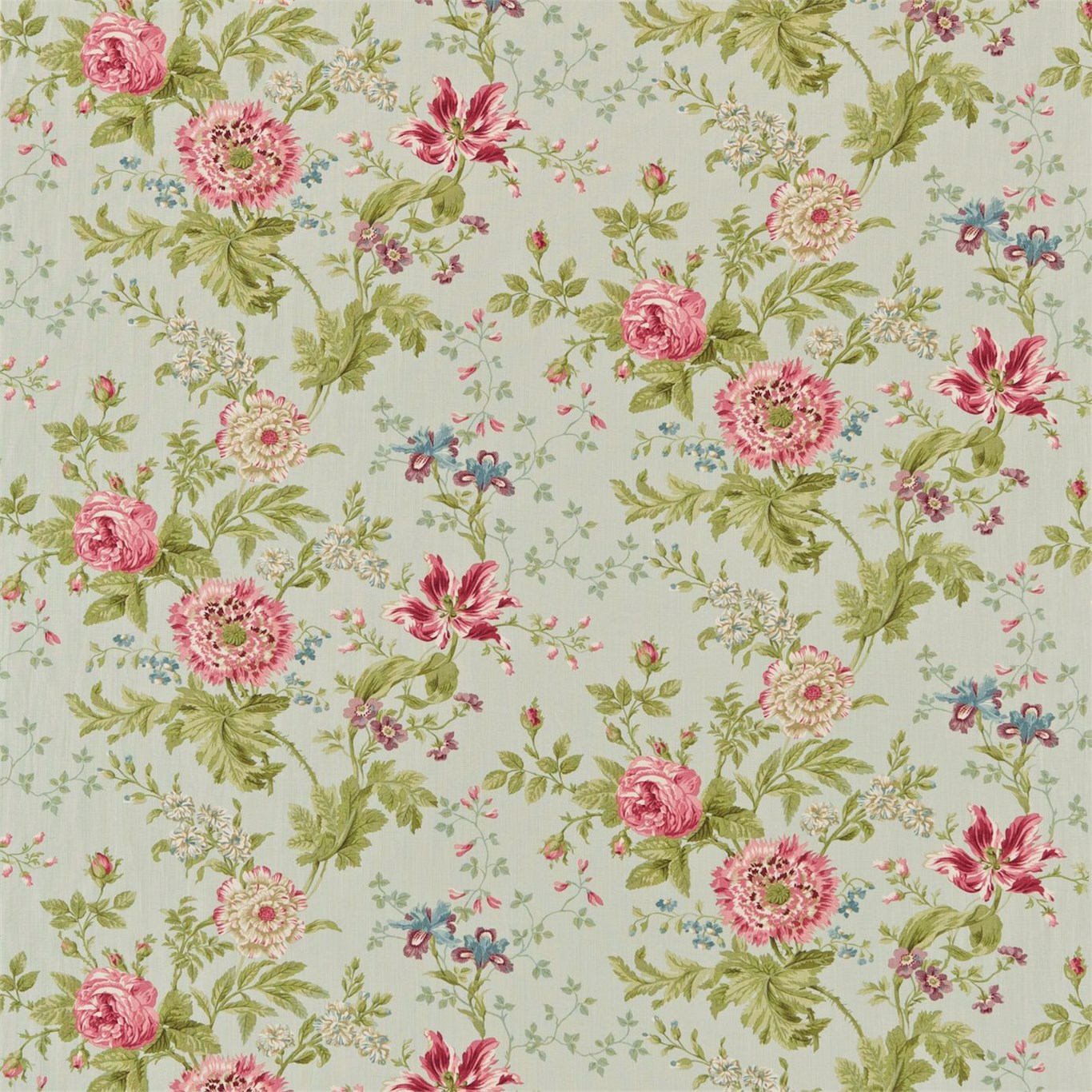 Elouise Eggshell/Pink Fabric | Sanderson by Sanderson Design