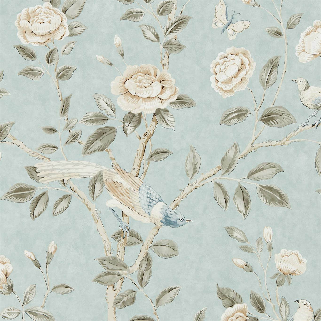 Andhara Dove/Cream Wallpaper by SAN