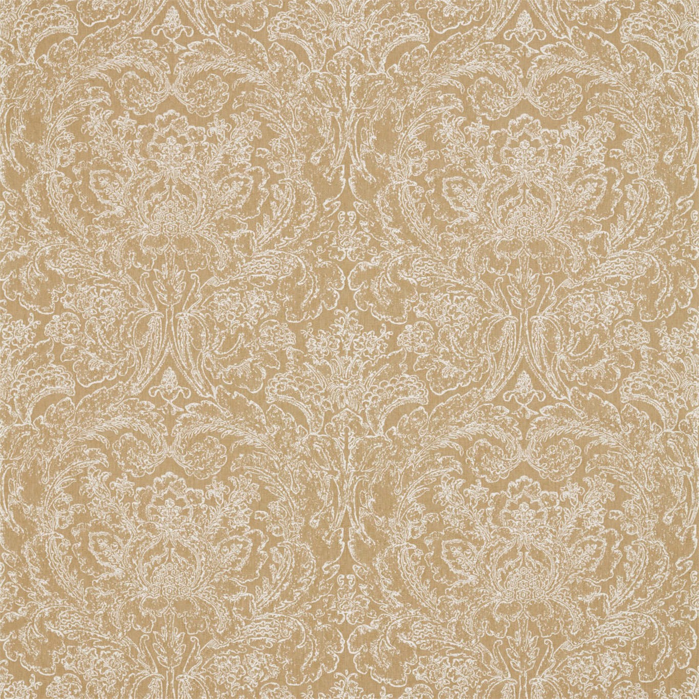 Courtney Damask Sepia Fabric by SAN