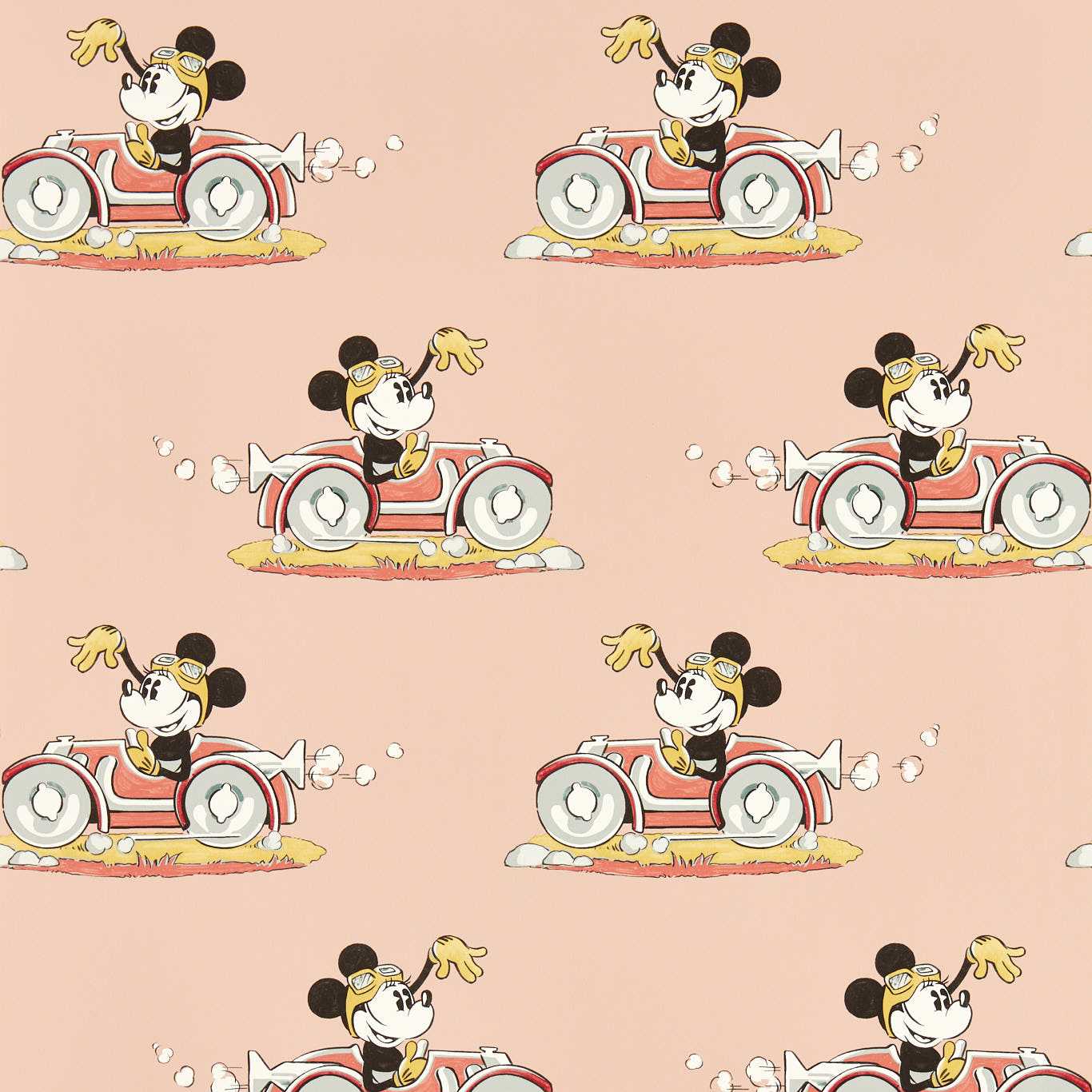 Minnie On The Move Candy Floss Wallpaper by SAN