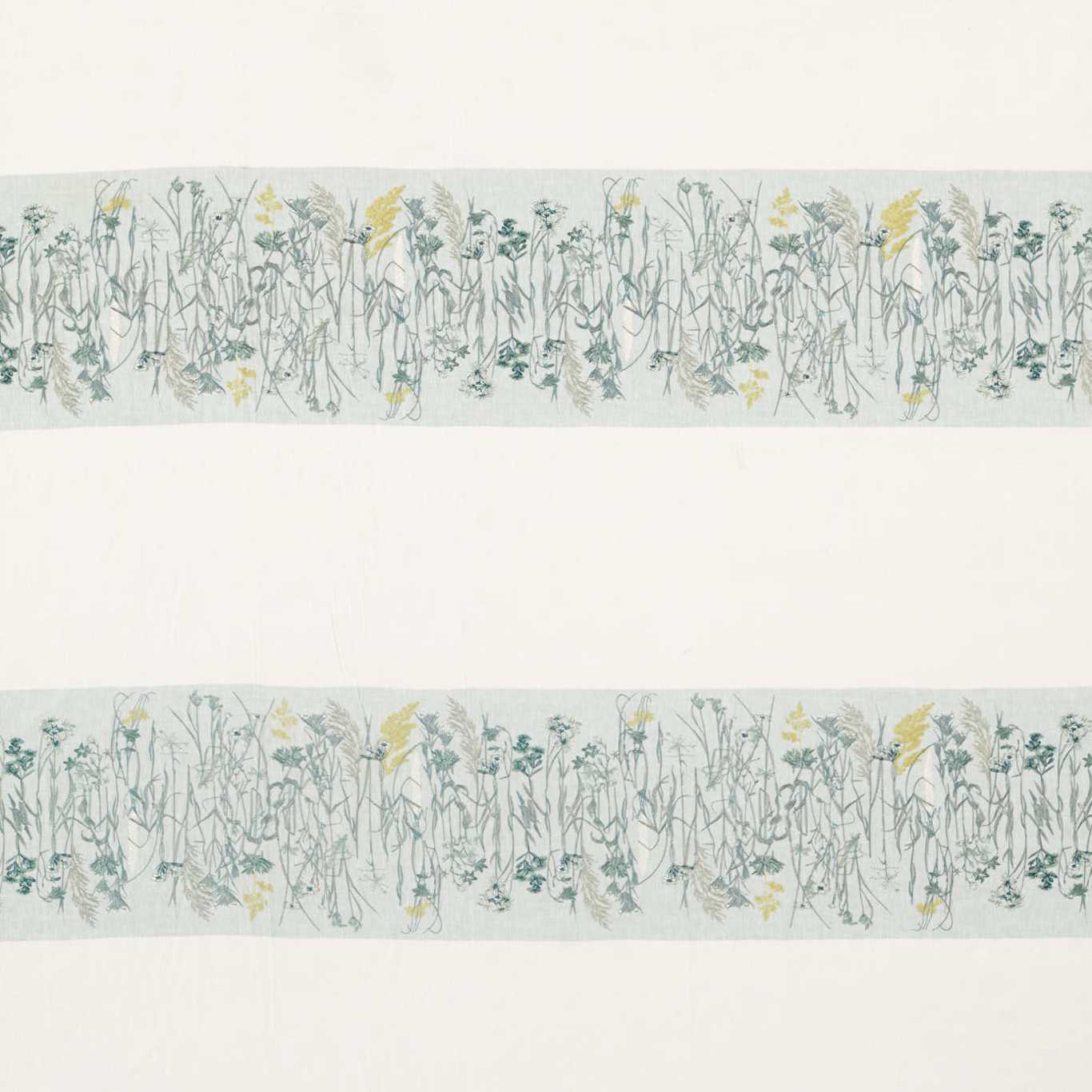 Pressed Flowers Mist/Linden Fabric by SAN