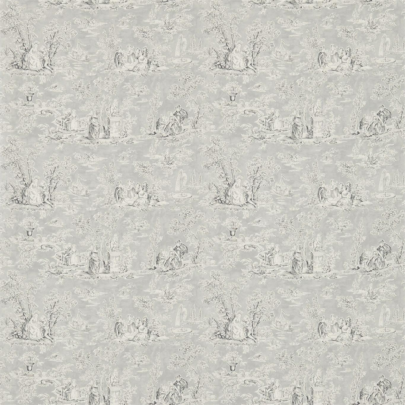 Josette Charcoal/Dove Wallpaper by SAN