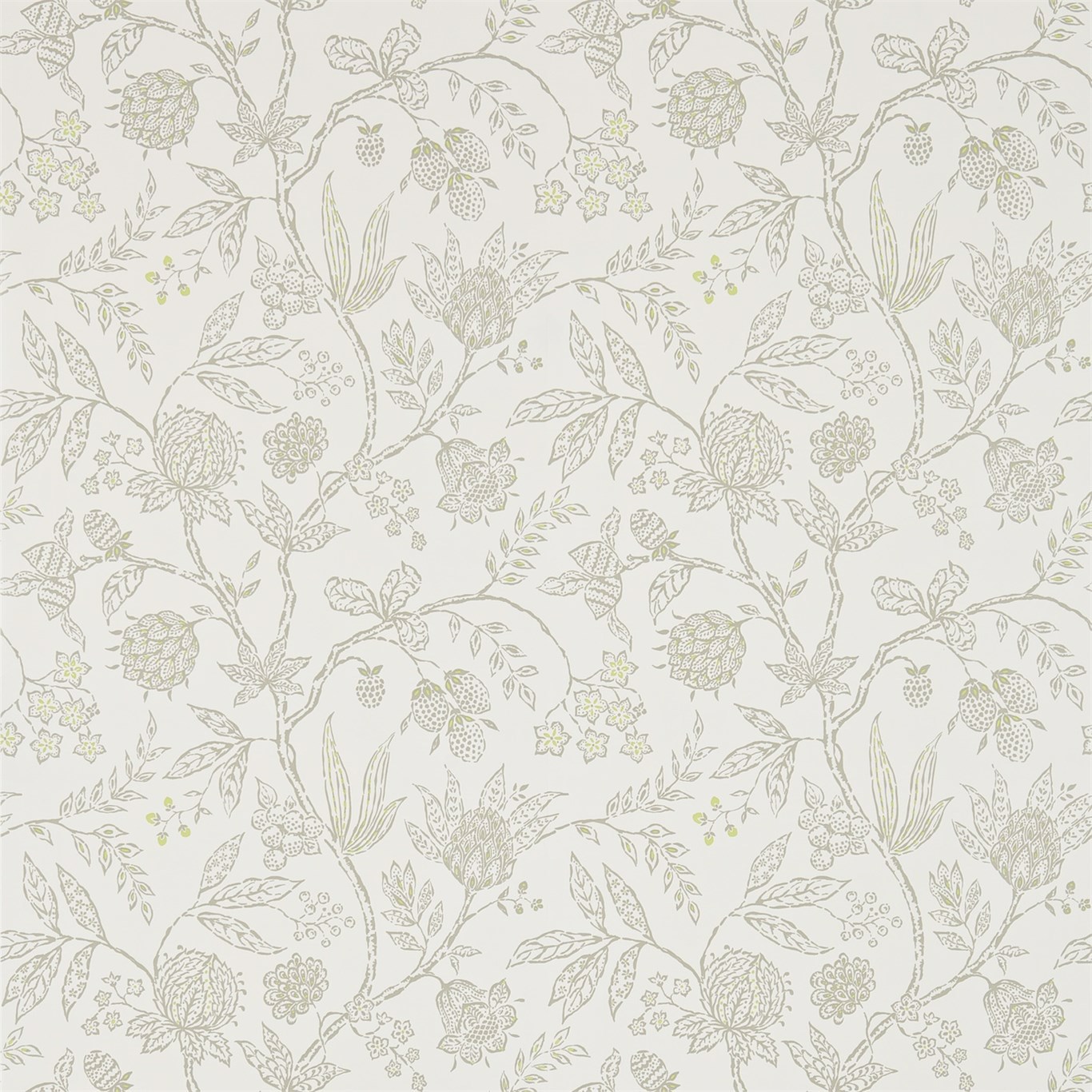 Solaine Cream/Pewter Wallpaper by SAN