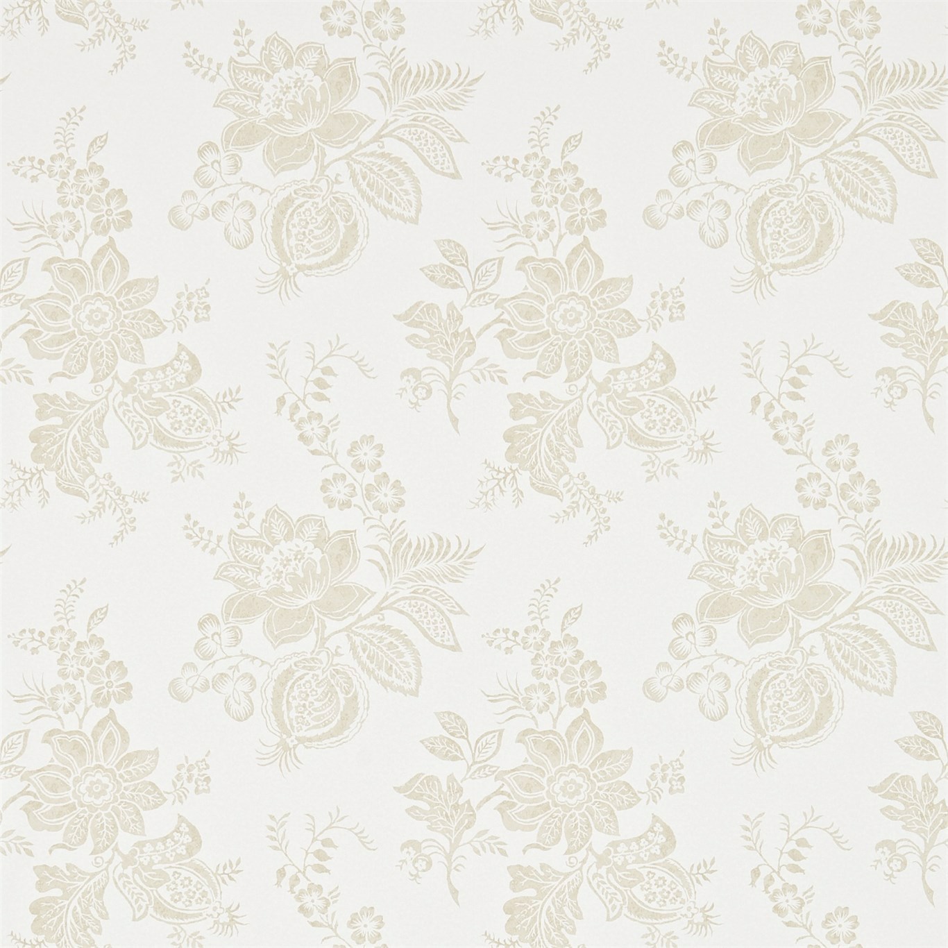 Lyon Ivory/Linen Wallpaper by SAN