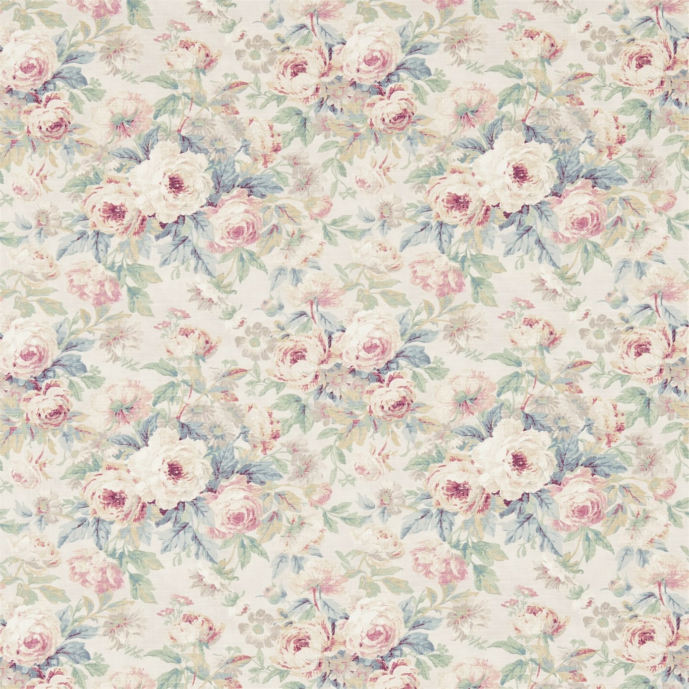 Amelia Rose Wedgwood/Rose Fabric by SAN