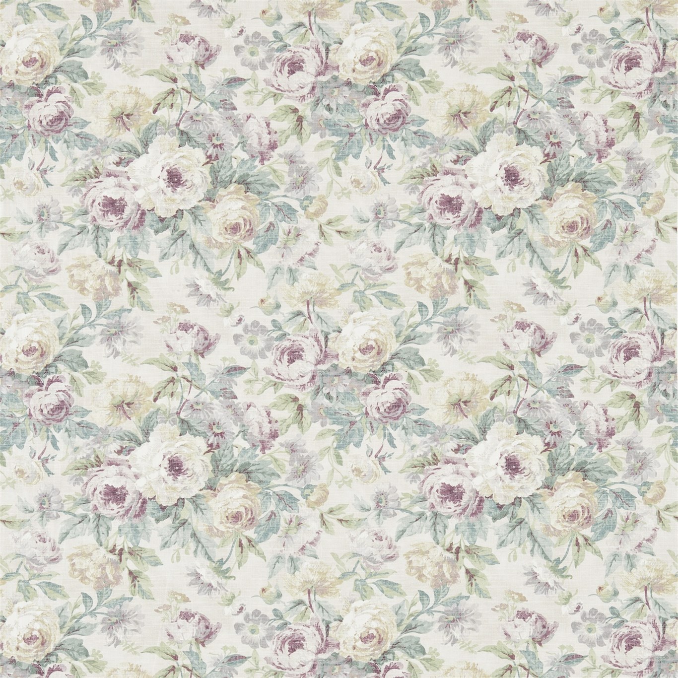 Amelia Rose Vanilla/Taupe Fabric by SAN