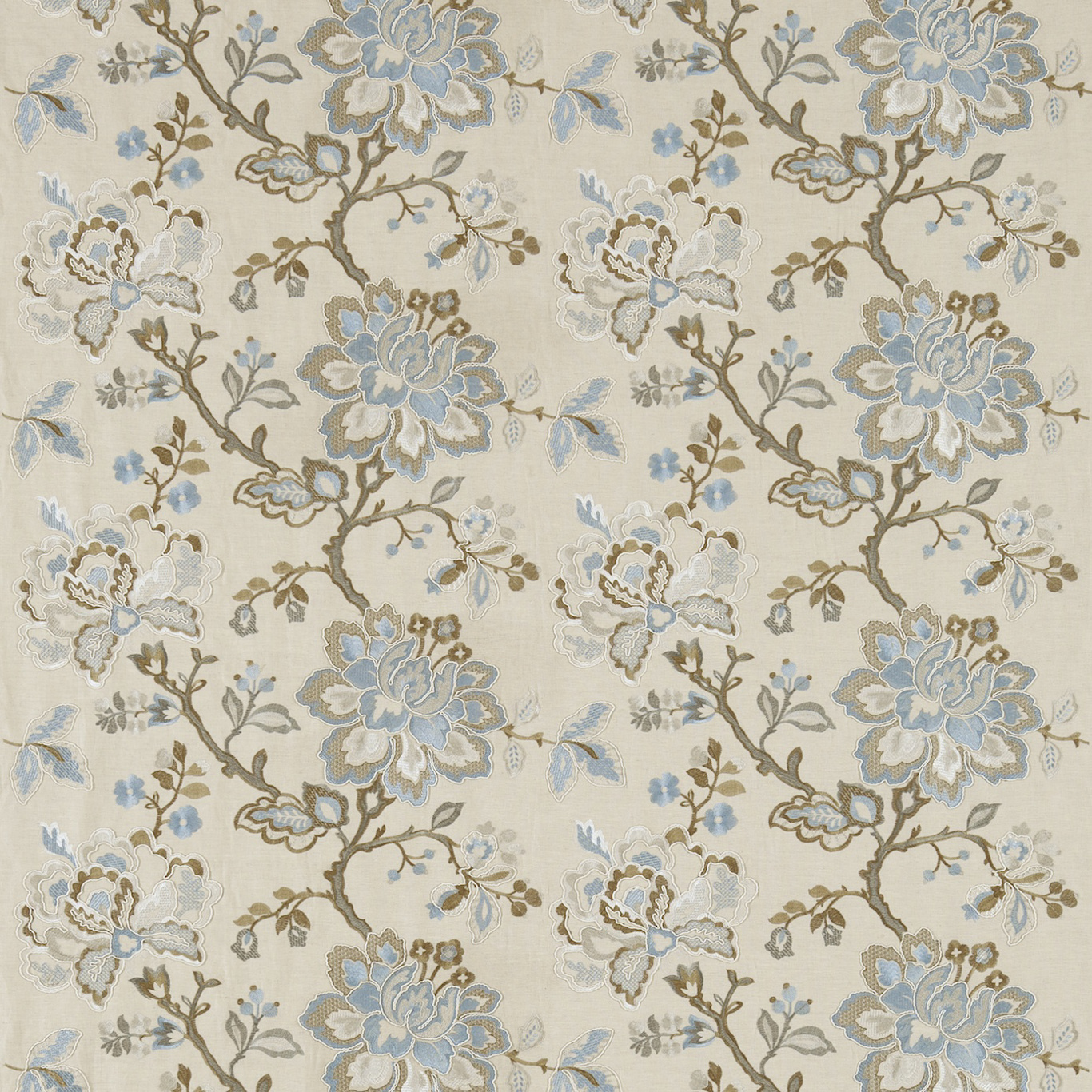 Angelique Wedgwood/Sable Fabric by SAN