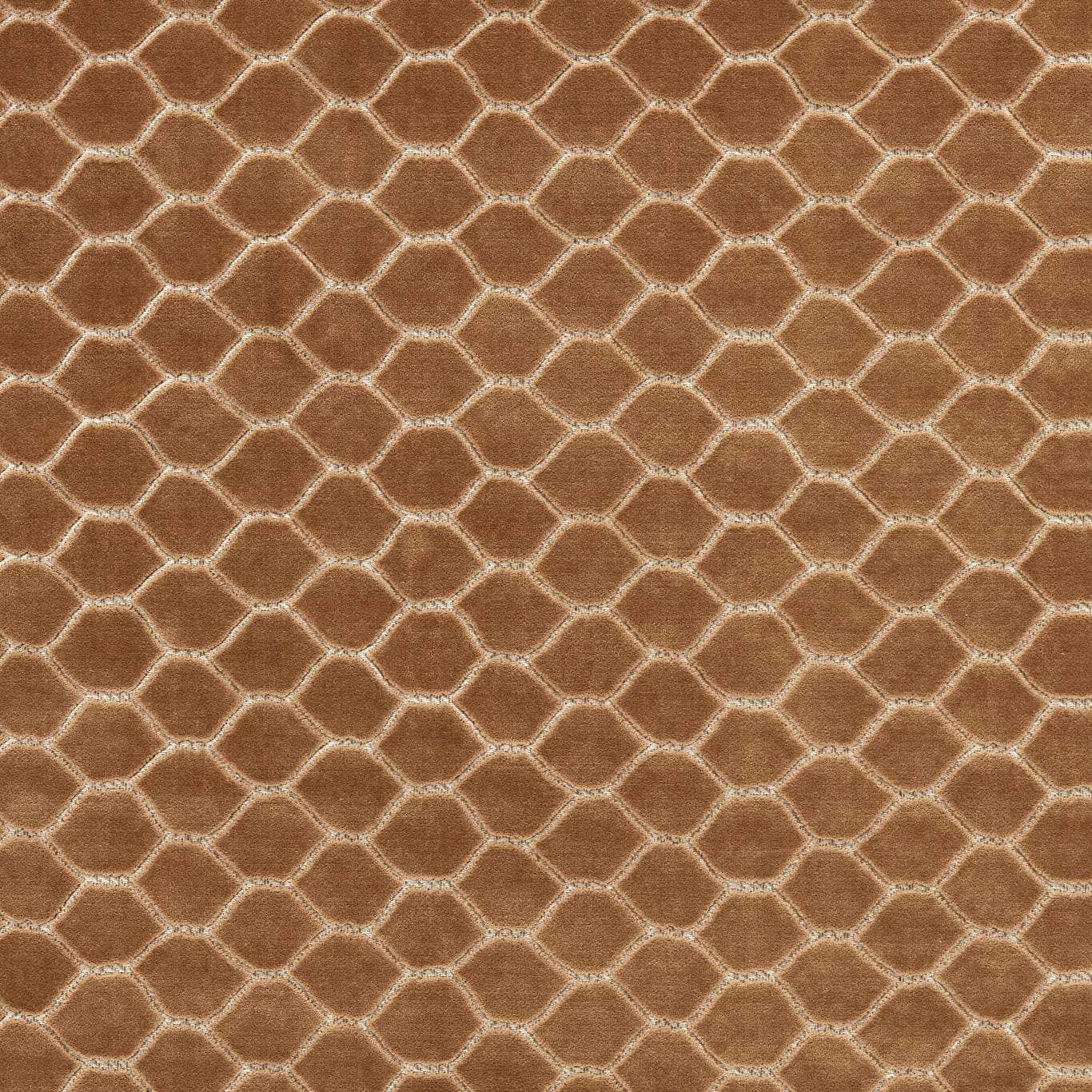 Faraday Velvet Bronze Fabric by SAN