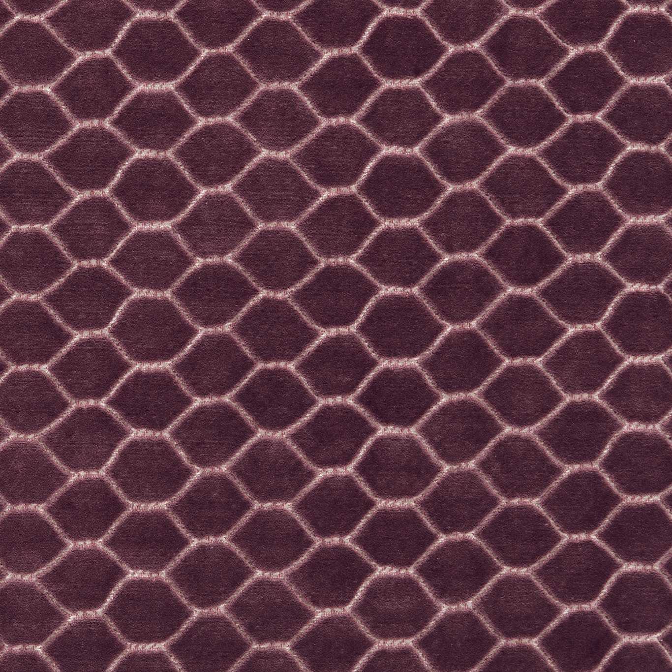 Faraday Velvet Plum Fabric by SAN