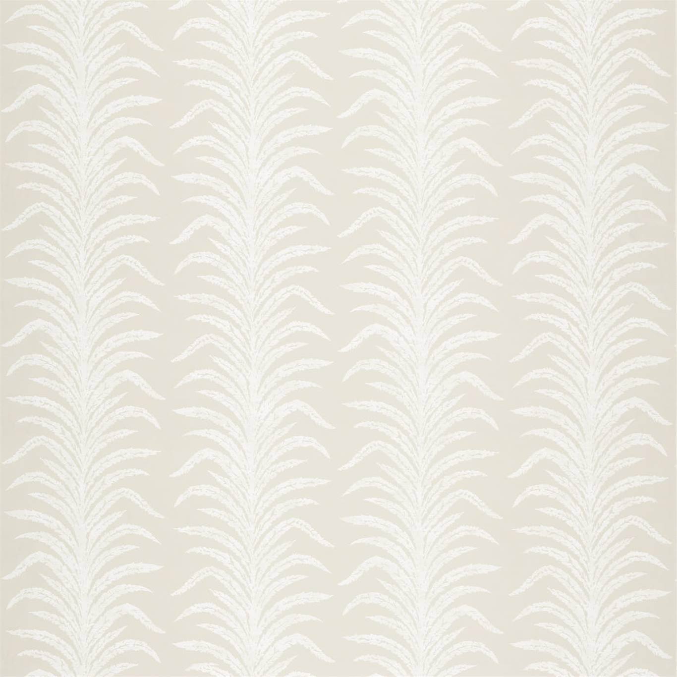 Tree Fern Weave Orchid White Fabric by SAN