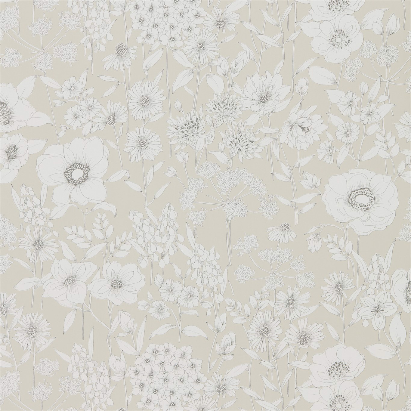 Maelee Linen Wallpaper by SAN