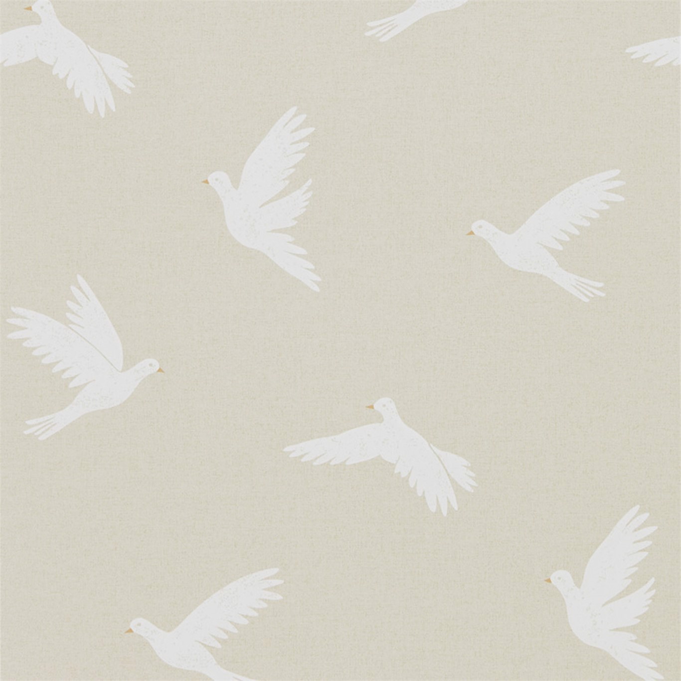 Paper Doves Linen Wallpaper by SAN